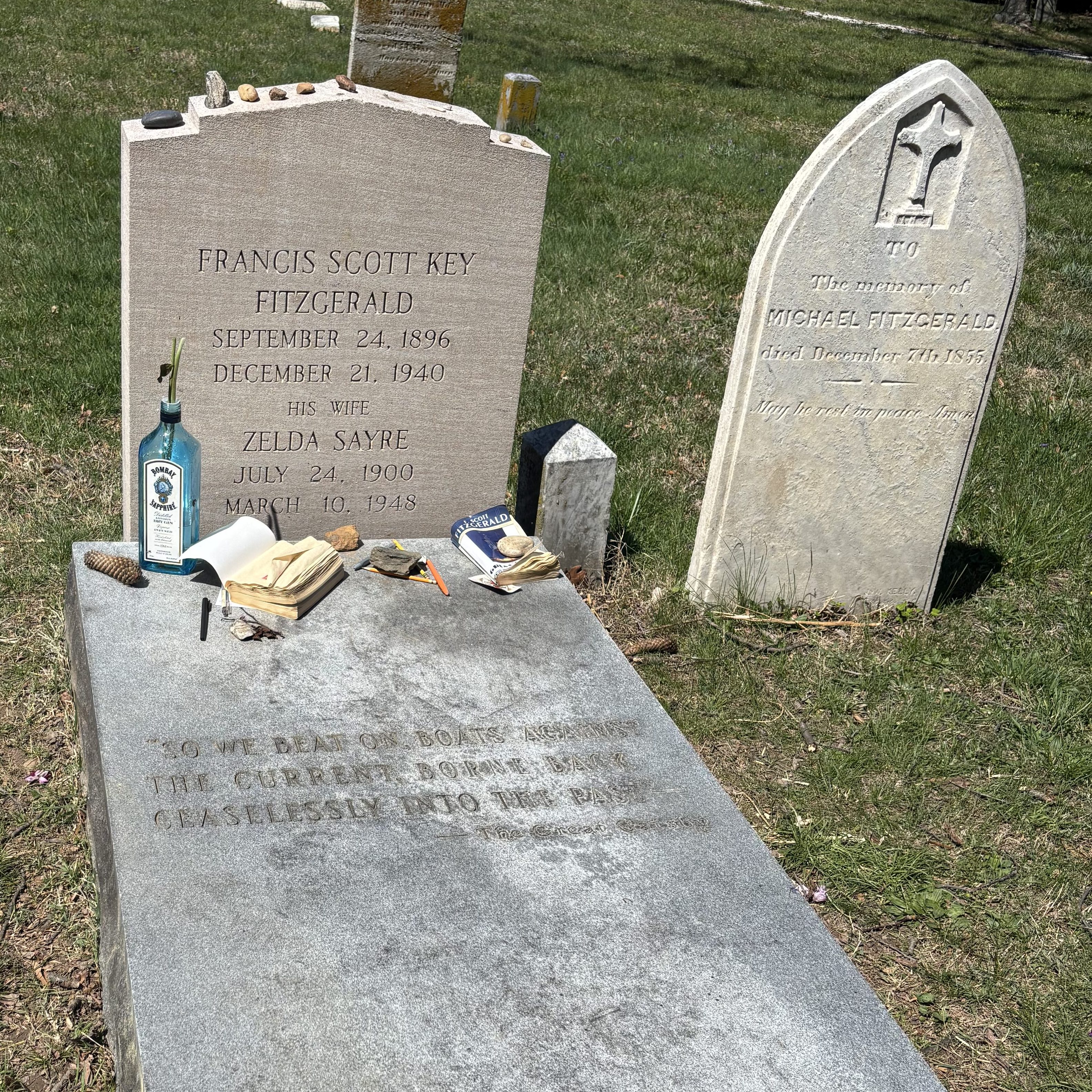 Literary Landmarks in Maryland: F. Scott Fitzgerald’s Grave Site